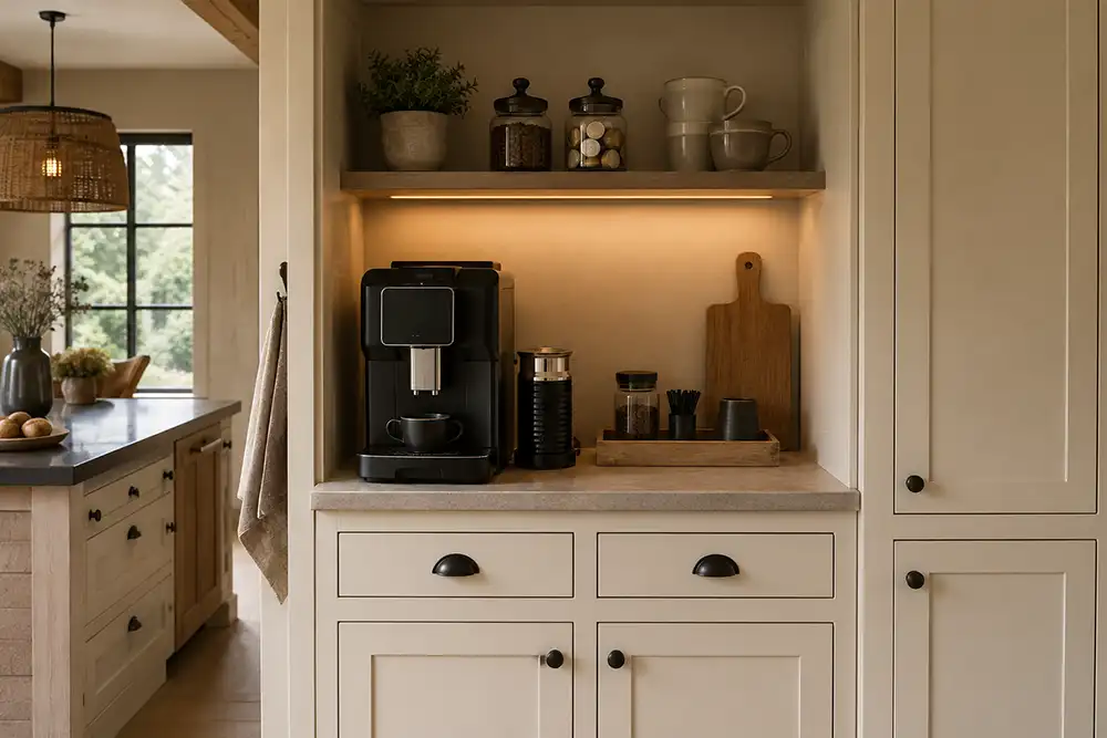 Koffiecorner ideeën: inspiratie voor een praktische en stijlvolle koffiecorner in de keuken